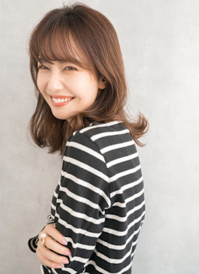 【S.BROOM】ナチュラルセミディースタイル