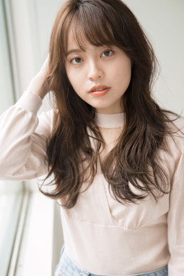 【S.BROOM天王寺店】韓国風くびれレイヤースタイル