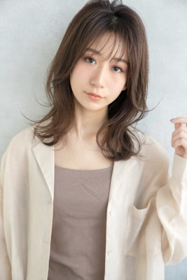 【S.BROOM】シースルーバングレイヤースタイル