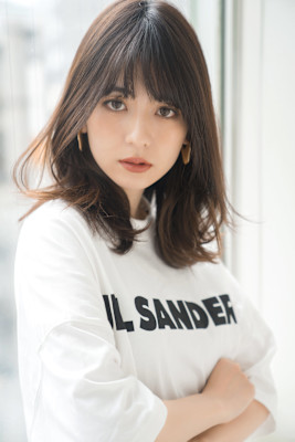 【S.BROOM】ナチュラルセミディースタイル