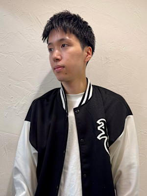 池袋アップバングスパイキーショート◎[池袋メンズ美容室］