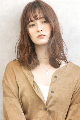 【S.BROOM天王寺店】ラフミディーウェーブスタイル