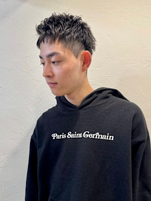 池袋ツーブロックアップバング◎[池袋メンズ美容室］