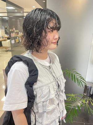 [風花]ニュアンスボブパーマ