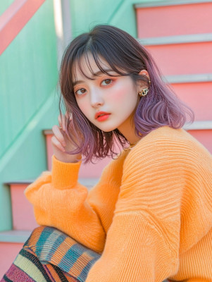 ブリーチカラー、ダブルカラー