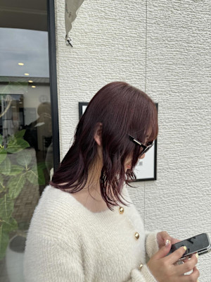 『ガーリースタイル』ピンクブラウンカラー