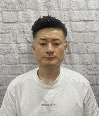 メンズ／スキンフェード／ベリーショート／アップバング