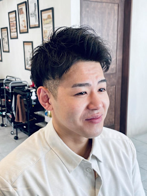 【20代 男性】ロンドンツーブロック（大宮/バーバー）