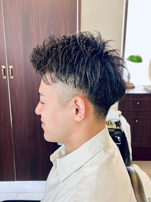 【20代 男性】ロンドンツーブロック（大宮/バーバー）