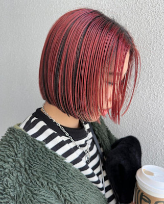 チェリーレッド_ ワインレッド_アンブレラカラー2