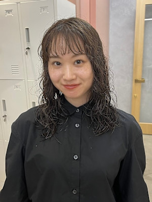 【能田　花音】人気急上昇パーマスタイル