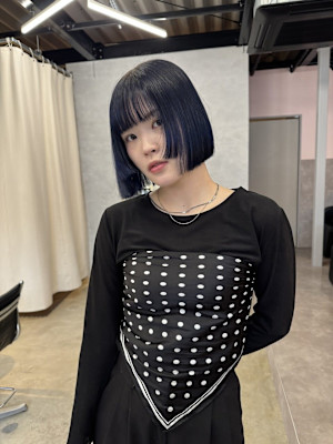 【松本　華】顔まわりデザインボブ