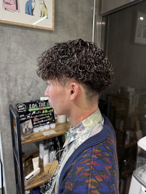 波巻きスパイラルパーマ