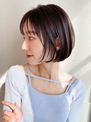 30代40代美髪マッシュショートイメチェンオリーブベージュ