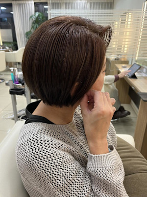 【老沼】イメチェン/ホワイトブロンド/外ハネボブ/美髪