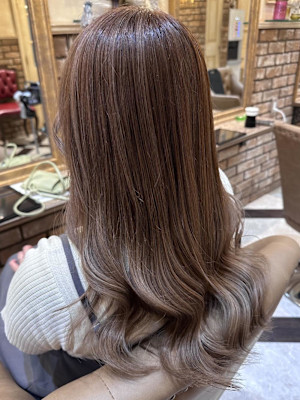 25/ブリーチなし/ピンクベージュ/春カラー