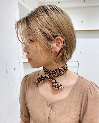 広がり安い方必見ショートボブ