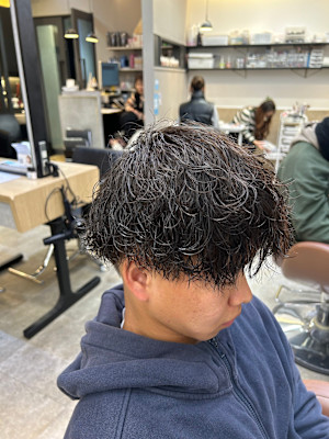 おしゃれ感増すメンズパーマ