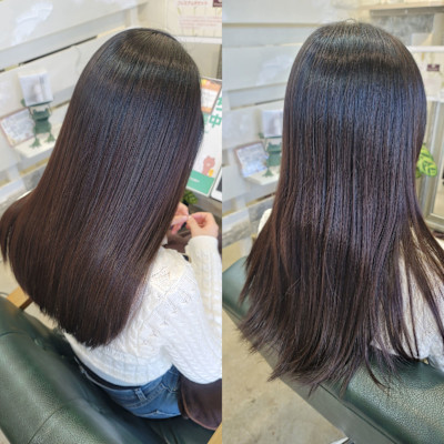 髪質改善トリートメント×縮毛矯正 Wealth×スタイル