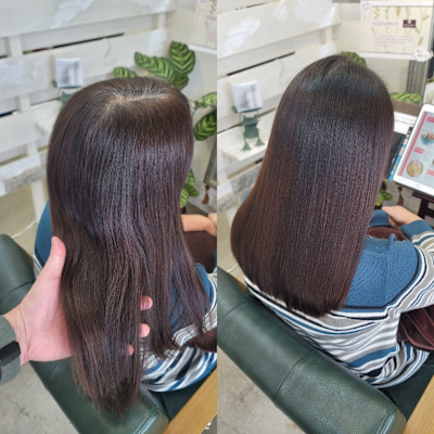 髪質改善トリートメント×縮毛矯正 Wealth×スタイル