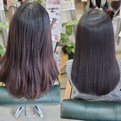 髪質改善トリートメント×縮毛矯正 Wealth×スタイル