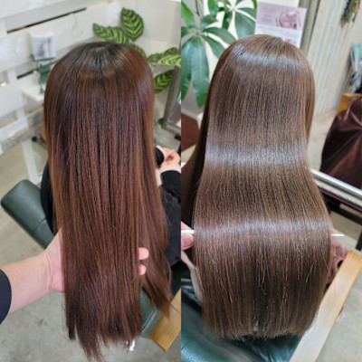 髪質改善トリートメント×縮毛矯正 Wealth×スタイル