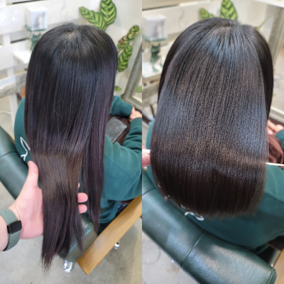 髪質改善トリートメント×縮毛矯正 Wealth×スタイル