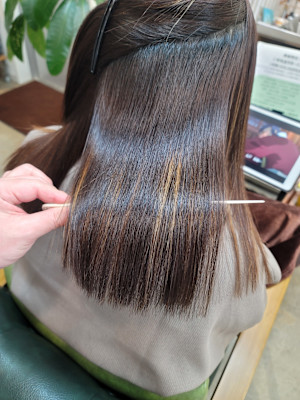 髪質改善トリートメント×縮毛矯正 Wealth×スタイル