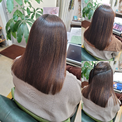 髪質改善トリートメント×縮毛矯正 Wealth×スタイル