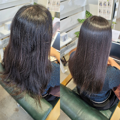 髪質改善トリートメント×縮毛矯正 Wealth×スタイル