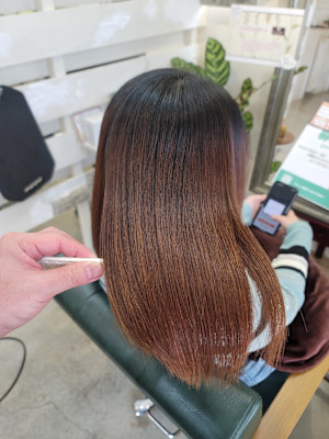 髪質改善トリートメント×縮毛矯正 Wealth×スタイル