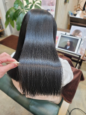 髪質改善トリートメント×縮毛矯正 Wealth×スタイル