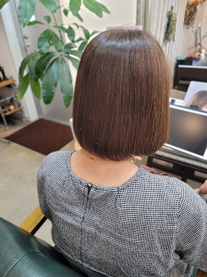 髪質改善トリートメント×縮毛矯正 Wealth×スタイル