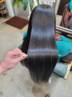 髪質改善トリートメント×縮毛矯正 Wealth×スタイル