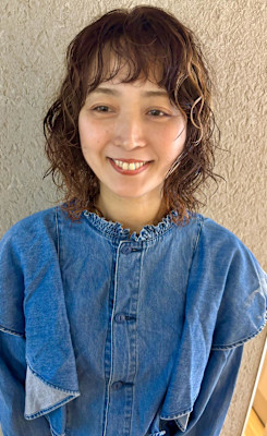 しっかりカールの春パーマ