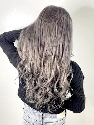 シルバー×黒メッシュ