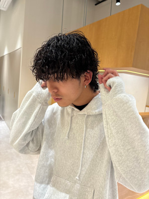 おしゃれ感マックスメンズパーマ