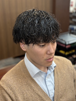 波巻き/バーバー/メンズカット/銀座/有楽町＜理容室＞