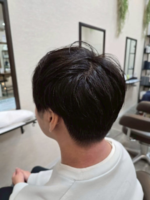 メンズカット/パーマ/グレイカラー/鎌取駅/韓国風/白髪染め