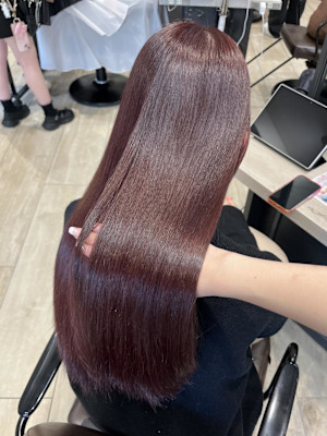 Mako ブリーチなし ピンクブラウン 暖色 ヘアカラー