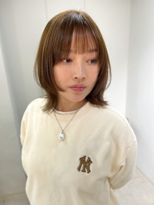 姫カットレイヤーネオウルフカット（ステップカット）／髪質改善