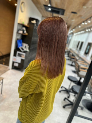 美髪髪質改善トリートメント/似合わせカット/ハイトーンベージ