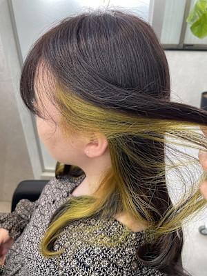 インナーカラー・レモンイエロー