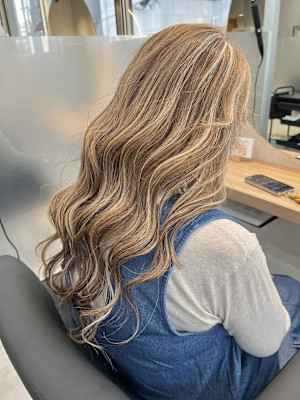 「若見え間違いなし」60代お客様/ハイライトベージュ