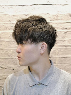 刈り上げ×ショートマッシュ