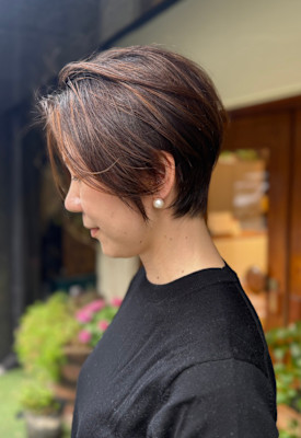 小顔＆ネックシェイプショート