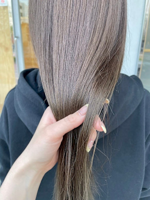 透け感カラー/オリーブベージュ