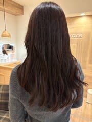 【Terrace】ロングレイヤー×ラベンダーグレージュ