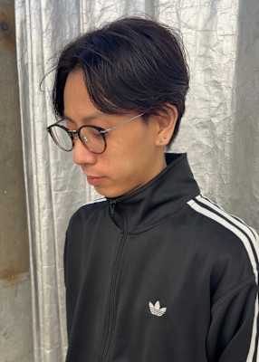 ステップボーンカットメンズパーマ/フェザーパーマ