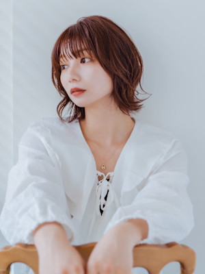 カシスピンク×くびれヘア